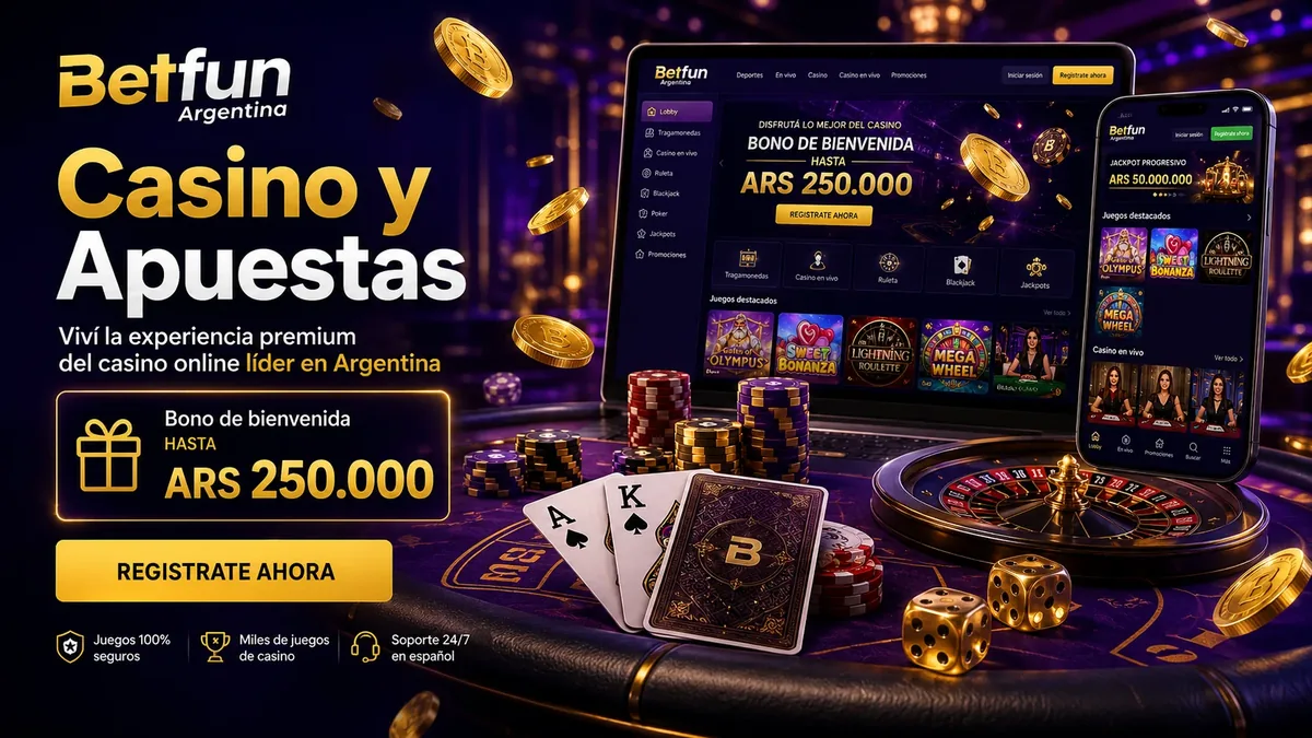Mesa de cartas de Betfun con fichas para blackjack y baccarat